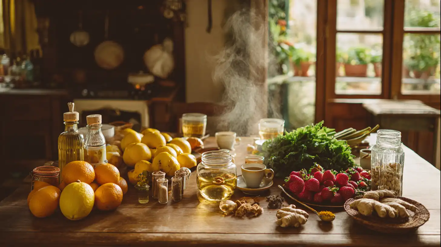 Evde Doğal Bağışıklık Güçlendiriciler